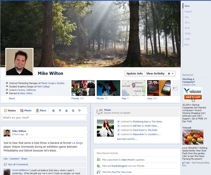 Mike Wilton's Facebook Timeline